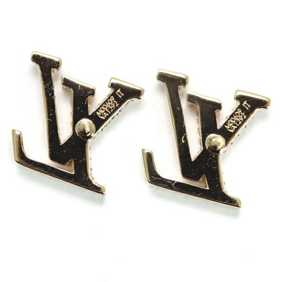 LOUIS VUITTON Gold Earrings - Picture 5 of 8